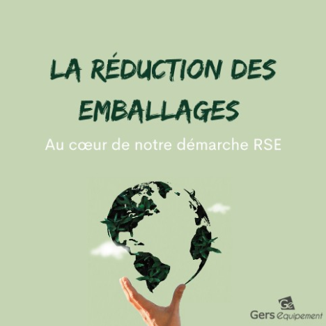 Représentation de la réduction des emballages Gers Equipement 1